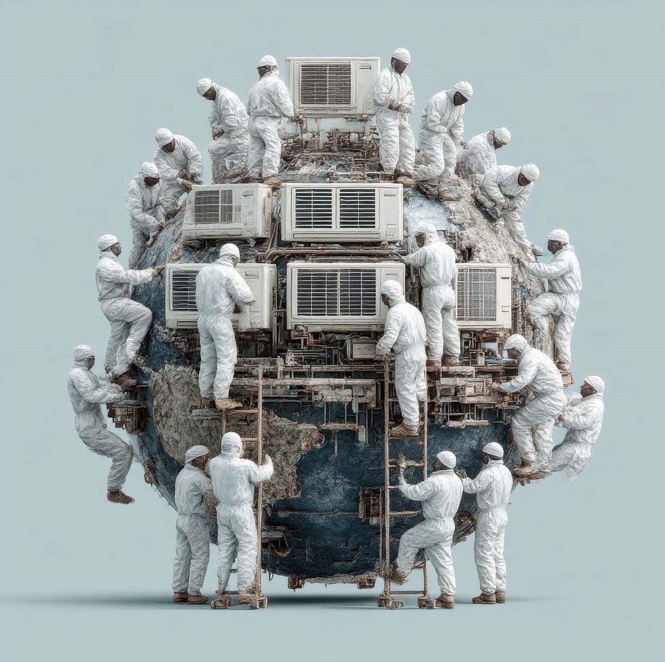 차준식 작가의 ‘지구냉각 AI’ /자료제공=한국환경공단