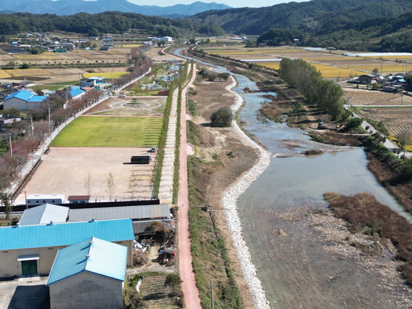 금곡천 생태하천 /사진제공=예천군