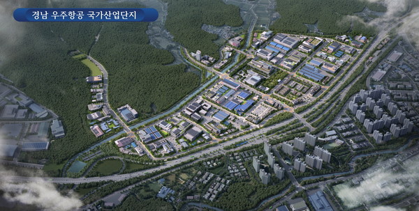 물류환경 정주여건 등 부각 산업용지 분양률 상승 기대/조감도제공=진주시
