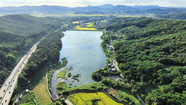 오산시, 서랑저수지 힐링공간 조성사업 착공식 추진. /사진제공=오산시