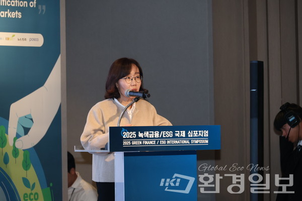 박남영 실장은 화석연료 중심의 금융 구조를 당장 차단하기보단, 점진적 전환을 유도하는 금융 전략이 필요하다며 전환금융의 역할을 강조했다. /사진=박준영 기자