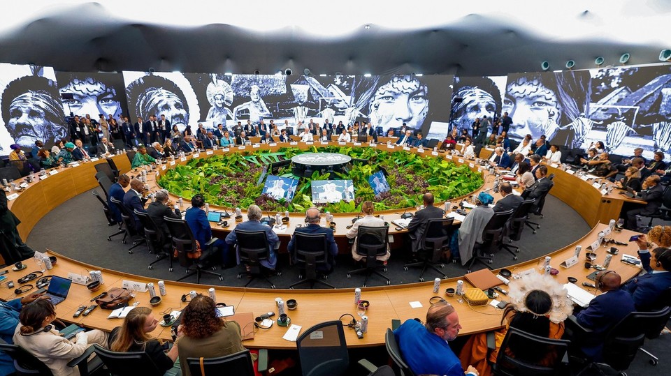 11월 6일 열린 벨렝 기후 정상회의 기후와 자연에 관한 주제 세션 /사진=COP30 Brazil Amazon