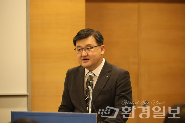 조영준 대한상의 지속가능원장은 자연자본공시가 점점 의무화되고 있으며, 이제 더 이상 선택이 아닌 생존을 위해 필요한 조건이라고 설명했다. /사진=박준영 기자