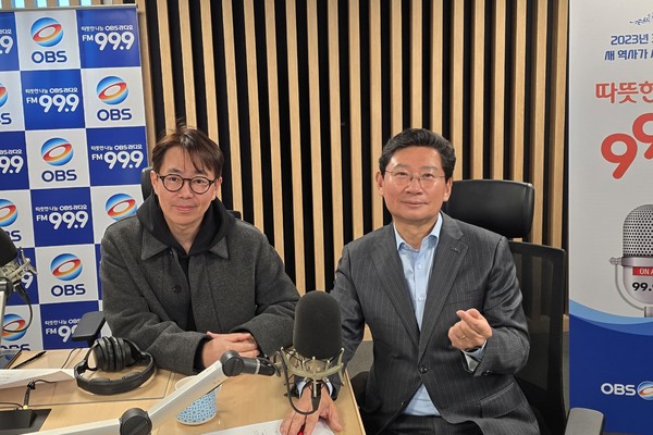 이상일 시장이 OBS ‘굿모닝 OBS’ 출연 /사진제공=용인특례시