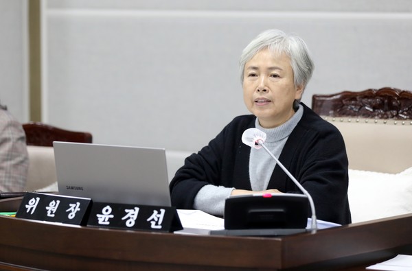 수원특례시의회 인사청문특별위원회 윤경선 위원장 /사진제공=수원특례시의회