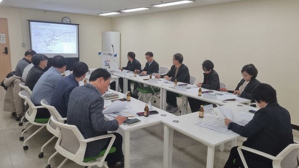 열수송관 파열 사고 재발방지 대책 회의 모습. /사진제공=안양시