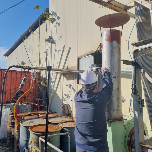 환경오염물질 측정 특별점검 /사진제공=김천시