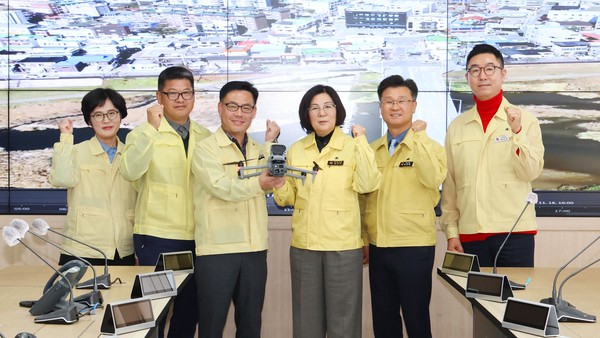 안성시 재난안전드론 영상 관제시스템 본격 가동. /사진제공=안성시