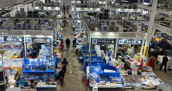 수원시농수산물도매시장 수산동 전경 /사진제공=수원시