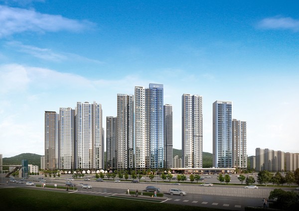 의왕시청역 SK뷰아이파크 투시도 /자료제공=SK에코플랜트