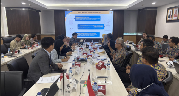 인도네시아 공공사업부 수자원청 업무협의 현장 /사진제공=한국농어촌공사