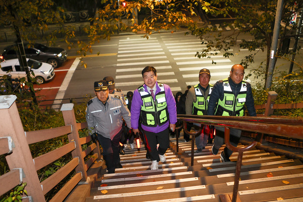 민·관·경 합동 취약지역 순찰 및 범죄예방 캠페인 /사진제공=동대문구