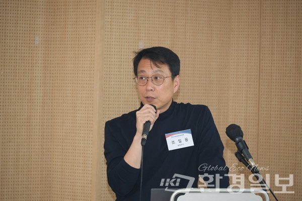 조일용 수석연구원은 공기-물 히트펌프가 난방 전기화를 이끄는 핵심 기술이라고 설명하며 혹한기 성능·효율·안전성을 강화한 삼성의 기술 전략을 제시했다. /사진=박준영 기자