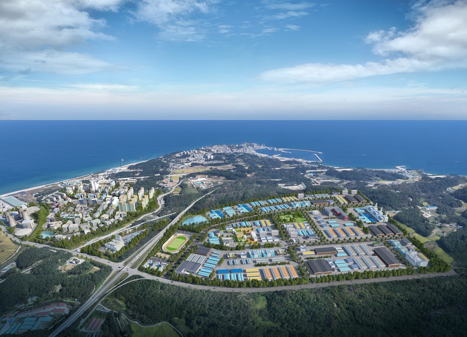 원자력 수소 국가산단 후보지 조감도 /자료제공=울진군