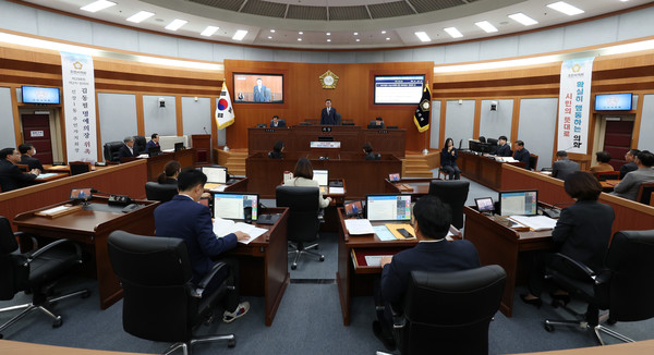 오산시의회__제298회_제2차_정례회 개회. /사진제공=오산시의회