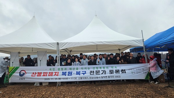 산불피해지 복원·복구 전문가 토론회 /사진제공=산림청