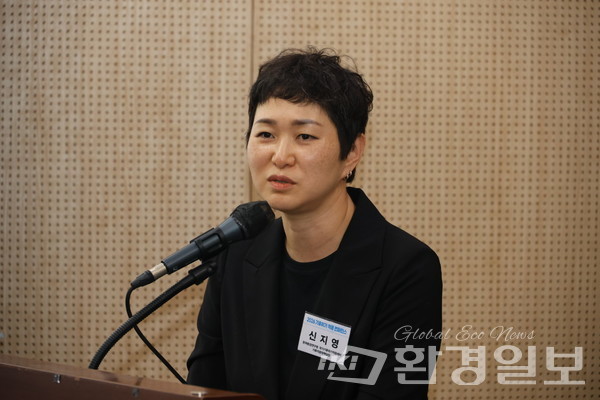 신지영 한국환경연구원 국가기후위기적응센터 기후적응정책실장은 적응정책의 핵심으로 계획부터 이행·평가까지 이어지는 선순환 관리체계 구축의 중요성을 강조했다. /사진=박준영 기자